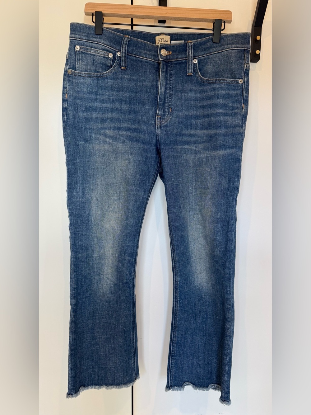 J. Crew Women's Boot-Cut Jeans - Medium Blue Wash